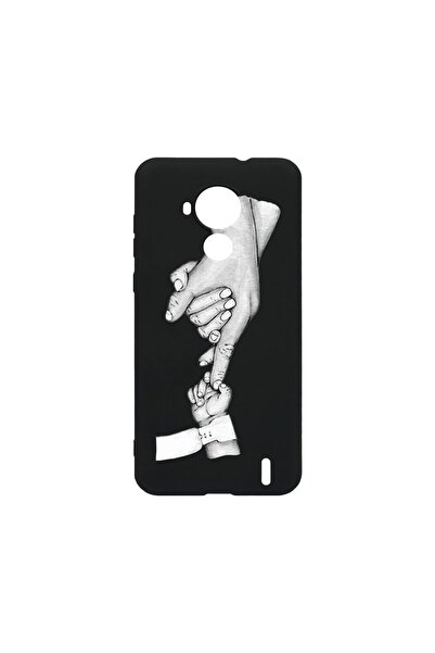 bestcase Тънък силиконов калъф 0.8ММ, съвместим с Nokia C30, Mother Hand, уст...
