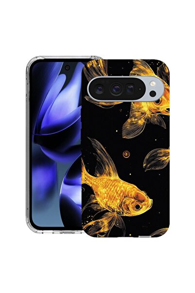 bestcase ¬Æ Husa pentru Google Pixel 10 / Pixel 10 Pro cu Design Gold Fishes,...