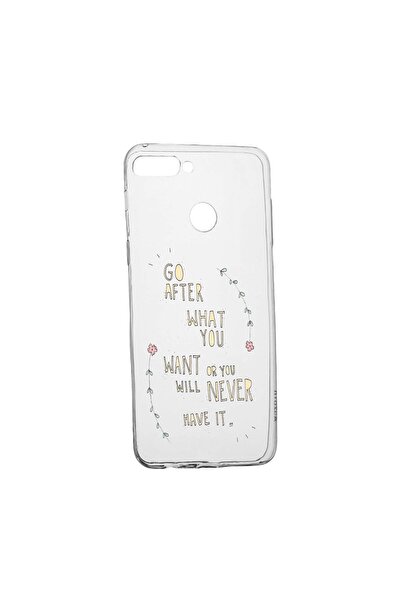 bestcase Husa de protectie cu mesaj Be Positive, pentru Huawei Y6 Prime 2018,...
