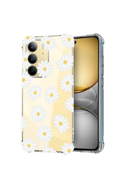 bestcase Θήκη για Realme C75, Αντικραδασμική 1.5MM, Χαρούμενα Λουλούδια Μαργα...
