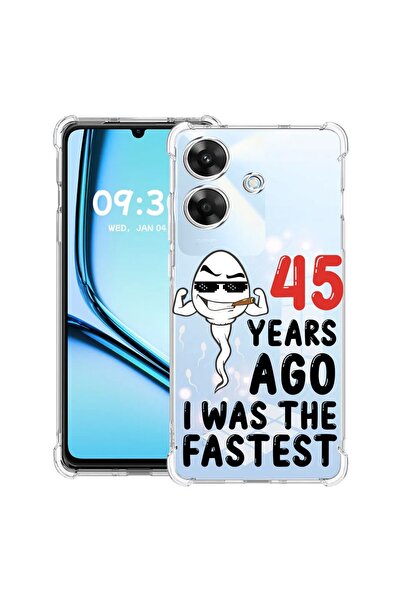 bestcase Αντικραδασμική Θήκη για Realme Note 60 / Note 60X με Σχέδιο 45 Χρόνι...