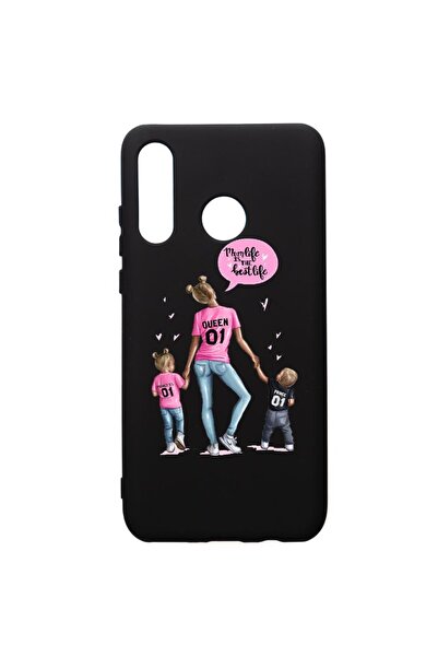 bestcase Θήκη προστασίας Huawei P30 Lite, Mom Life, σιλικόνης, με υφασμάτινο ...