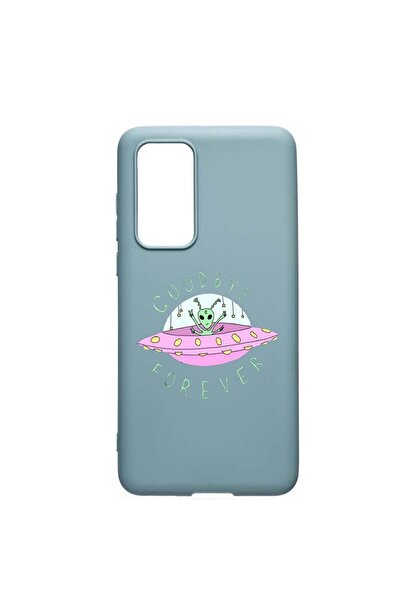 bestcase Калъф за Huawei P40, Вселена, НЛО, Сбогом, Устойчив на износване, Пр...