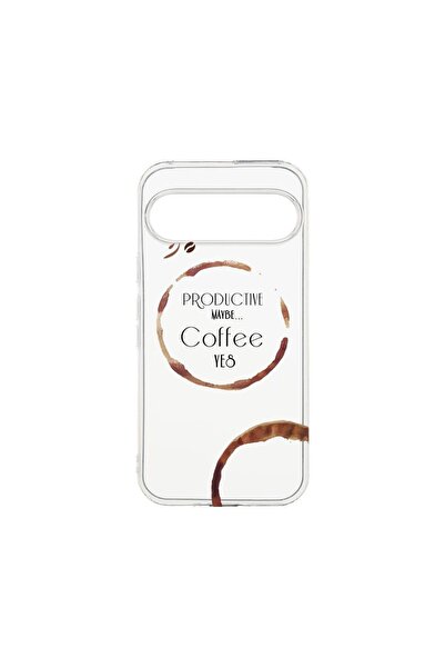bestcase ¬Æ Husa Clear Silicon 2MM, Compatibila Cu Google Pixel 9 Pro, Coffee...