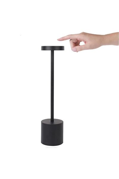 Choice1 Black Portable LED Cordless Touch Table Lamps Rechargeable Desk Lamp ...