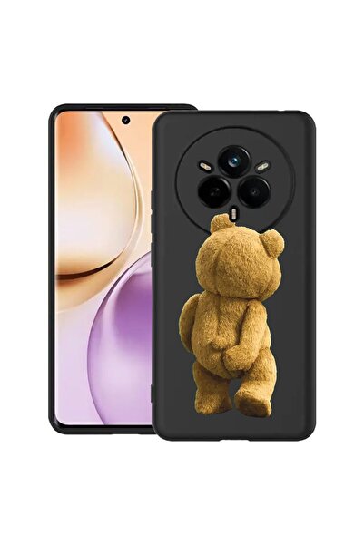 bestcase Husă pentru Realme 14 Pro 5G, Ursuleț de pluș cu cameră ascunsă, Sil...