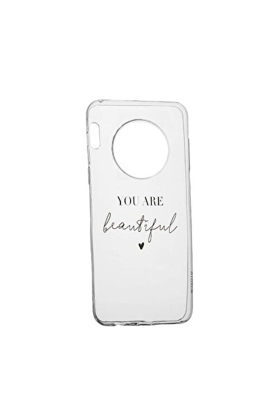 bestcase Husa de protectie cu mesaj You Are Beautiful, pentru Huawei Mate 30,...