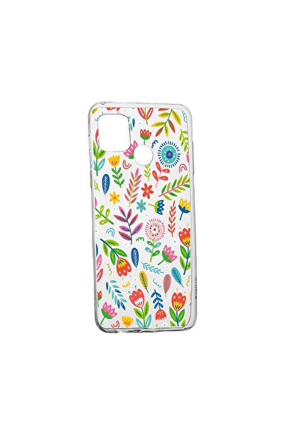 bestcase Θήκη σιλικόνης συμβατή με Realme C21, Χαρούμενα Λουλούδια, ανθεκτική...
