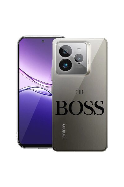 bestcase Husă pentru Realme GT 7 Pro cu Design The Boss, din Silicon Transpar...