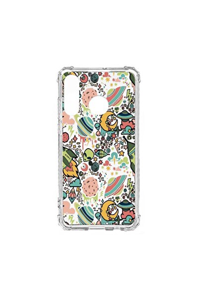 bestcase Αντικραδασμική Θήκη Σιλικόνης Συμβατή με Huawei P30 Lite, με σχέδια ...