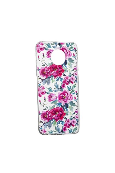bestcase Husa Silicon Flowers, Pastel colors, Compatibila Cu Nokia G50, rezis...