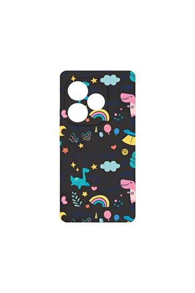 bestcase Премиум силиконов калъф, съвместим с Realme GT 6, Еднорог - Мечтите ...