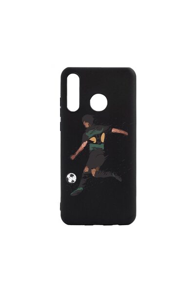 bestcase Θήκη σιλικόνης συμβατή με Huawei P30 Lite, Σχέδιο Ποδόσφαιρο, ανθεκτ...