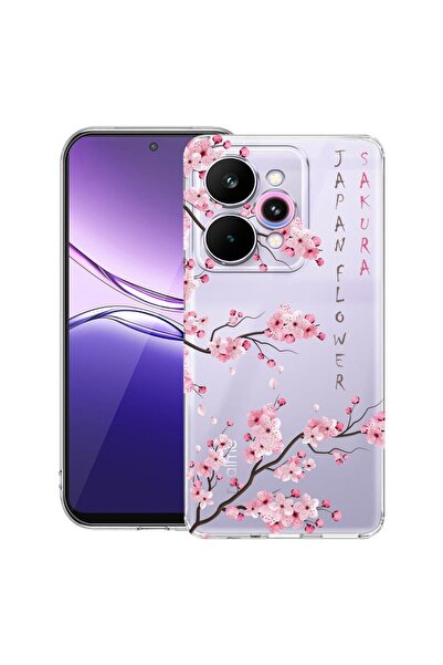 bestcase ¬Æ Husa Clear Slim Silicon Compatibila cu Realme 15 / 15 Pro, Cherry...
