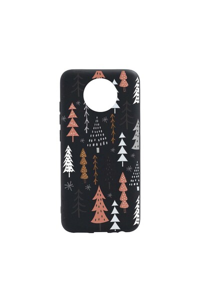 bestcase Husa Silicon Compatibila cu Nokia C20, Christmas Hand Drawn, reziste...