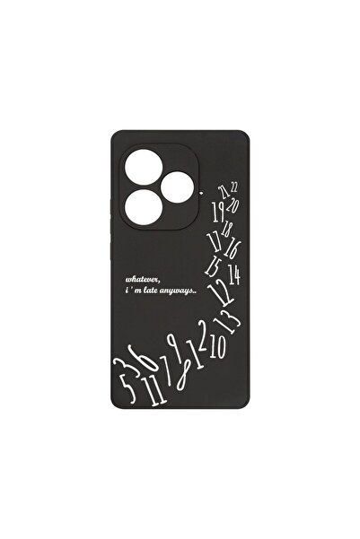 bestcase Husă Premium din Silicon, Compatibilă cu Realme GT 6, I'm Late Alway...