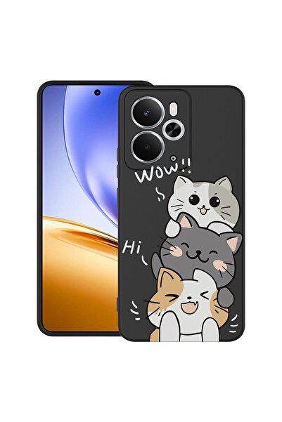 bestcase Husă pentru Realme 14T cu Design Cat Wow, TPU Mat Ultra Subțire, 205...