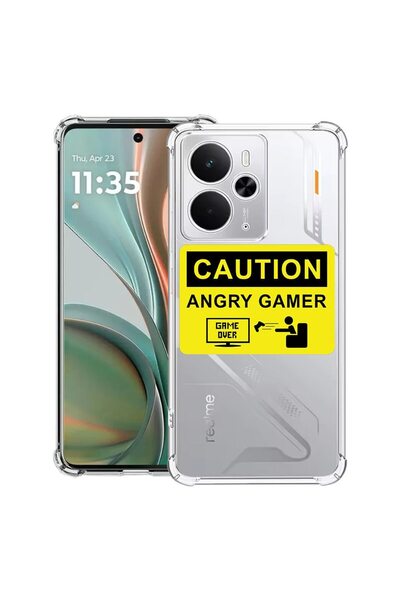 bestcase Husă Antișoc Compatibilă cu Poco M7 Pro 5G, cu Design Angry Gamer, c...