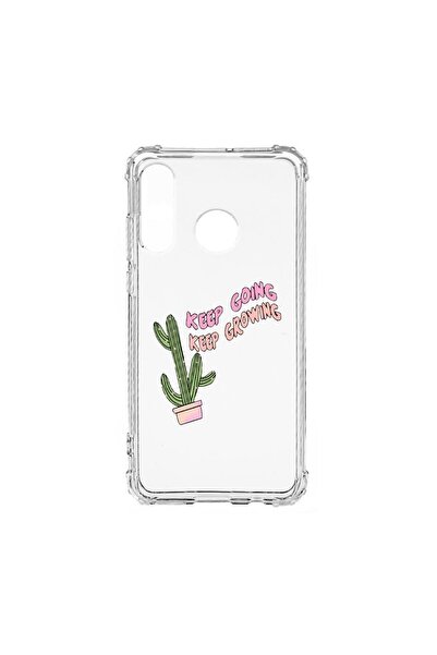 bestcase Husă Antișoc din Silicon Compatibilă cu Huawei P30 Lite, Keep Growin...