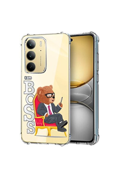 bestcase ¬Æ Husa pentru Realme C75, Anti Shock 1.5MM, Teddy Bear - I'm Boss, ...
