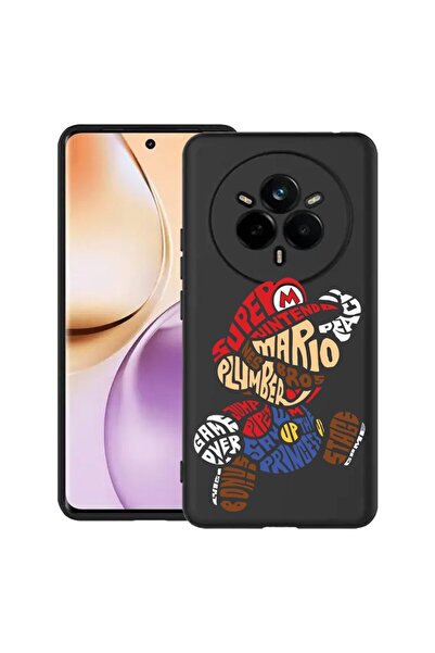 bestcase Husă pentru Realme 14 Pro Plus 5G, Calligraphy Super Mario, Silicon ...