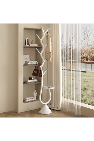 GGEROU Metal Standing Coat Rack, Small Space Coat Rack Freestanding Hanger Co...