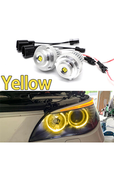 Choice1 ضوء أصفر 100 واط من نوع Angel Eye DRL (أضواء تشغيل نهارية) لسيارات BM...