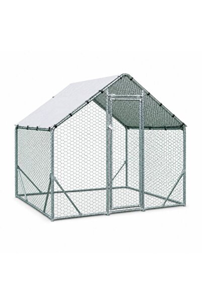OEM Țarc găini 2x2 m din oțel și plasă rabitz