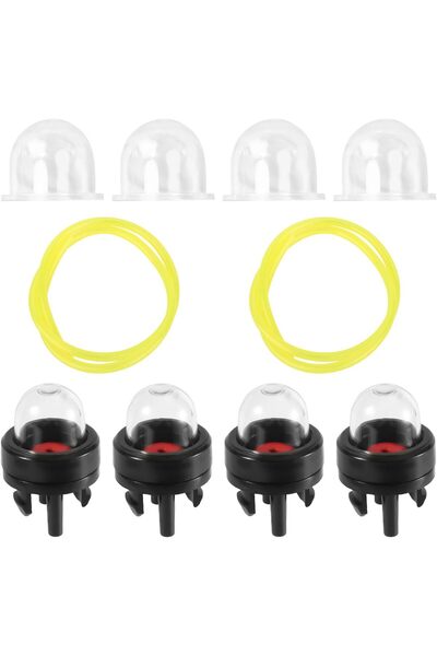 lasuroa 10 Pcs 61cm Fuel Hose Kit with Primer Pump and Carburetor for Walbro ...