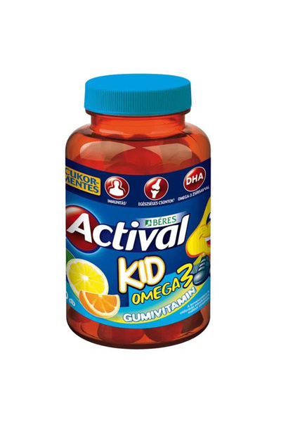 Béres Vitamine gumate Omega 3 Actival Kid Beres 50 buc