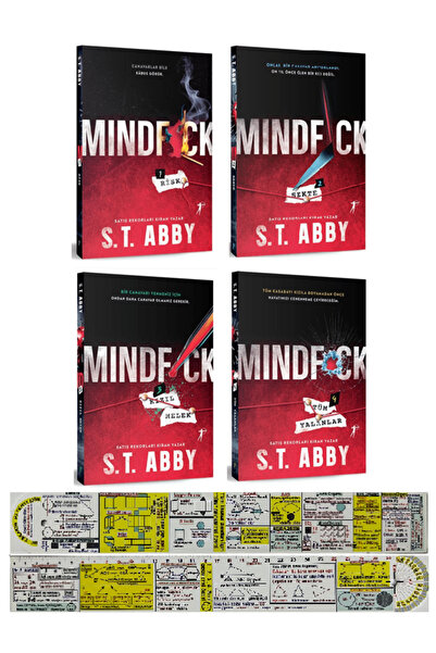Artemis Yayınları Mindfck 1-2-3-4 Set S. T. Abby + Özel Cetvel