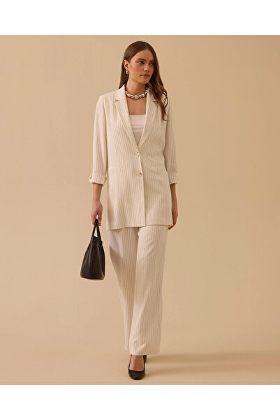 SCL Çizgi Detaylı Blazer Ceket