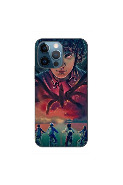 OEM Husa compatibila cu Apple iPhone 12 Pro Silicon Gel Tpu Model Stranger Th...