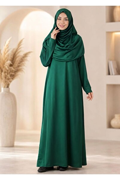Gioni Easy-To-Wear One-Piece Prayer Dress with Headscarf