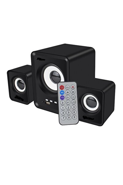 Tastech D23 Ses Sistemi FT-202BT 2+1 Ses Sistemi Kumandalı Bluetooth Hoparlör...