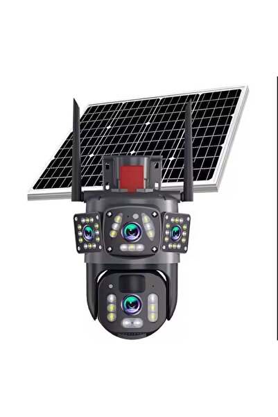 OEM Cameră Supraveghere 4G cu Panou Solar, Dual Lens PTZ 4MP, Night Vision și...