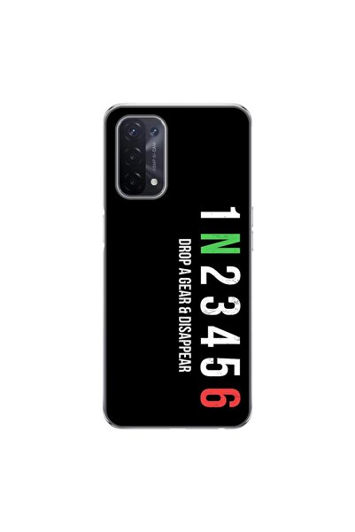 OEM Калъф, съвместим с Oppo A54 5G, A74 5G, силиконов гел, TPU, с шарка на зъ...
