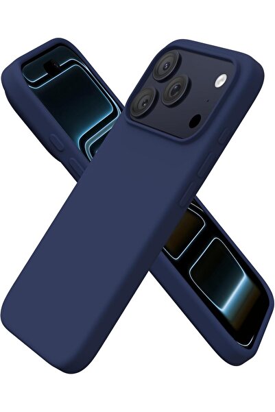 EDELFU Premium iPhone 17 PRO Uyumlu - Liquid Silikon Kirlenmez Kapak Tam Kapl...