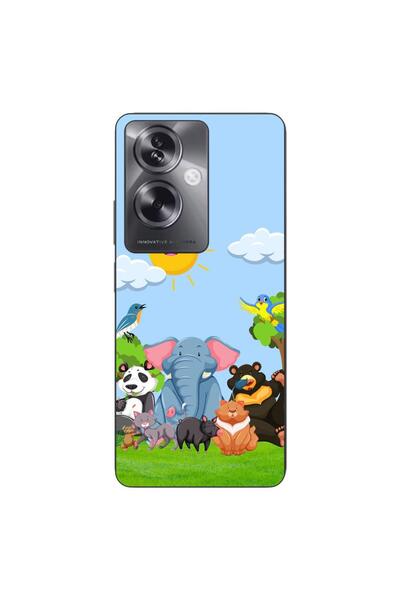 OEM Husa compatibila cu Oppo A79 5G Silicon Gel Tpu Model Prietenii Junglei