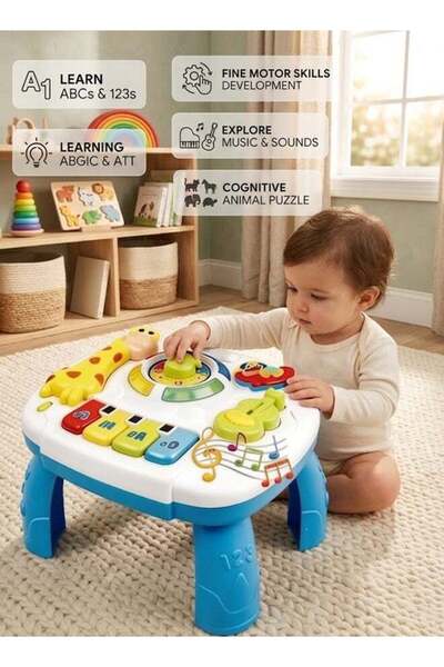 Generic Musical Learning Table Baby Toys Musical Educational Learning Activit...