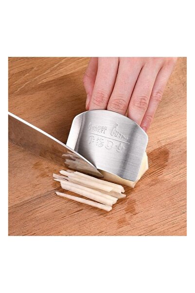 Yongsheng Stainless Steel Finger Guard for Kitchen Cutting Safety - Metal Han...