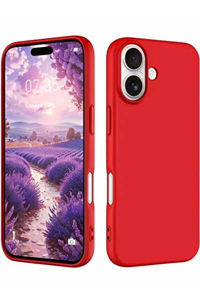 3GEN CASE iPhone 16 Plus Uyumlu Lansman Silikon Kılıf İçi Kadife Kaplamalı