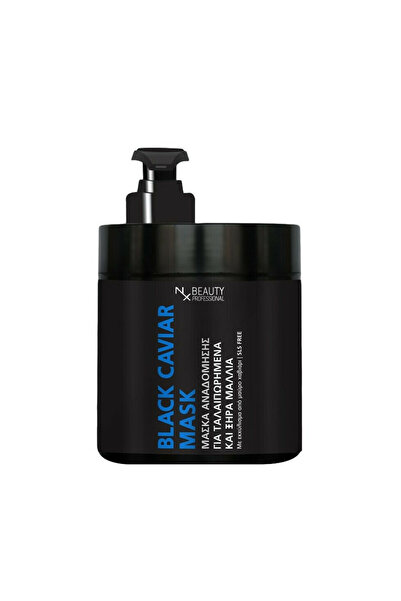 NX Beauty Professional Μάσκα Μαλλιών Μαύρου Χαβιαριού για Επανόρθωση με Κερατ...