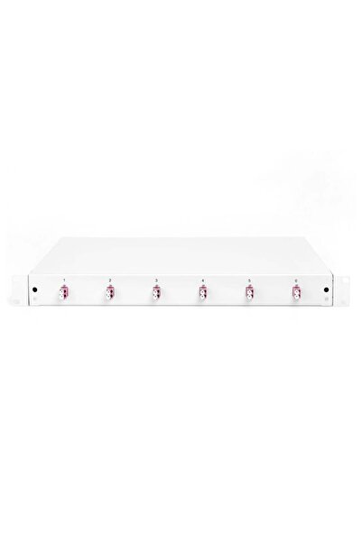 Digitus LWL Splei√übox 1HE best√ºckt 6x LC DX OM4 grau