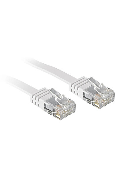 LİNDY Cablu de rețea Cat6, p≈Çaski, 10m, bia≈Çy (47505)