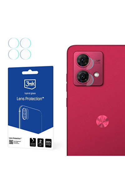 3MK Triton Lens Protect Motorola Moto G84 5G Protecție pentru lentila camerei...