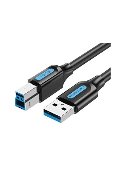 Vention Cablu USB 2.0 tată la tată/10m negru COQBL