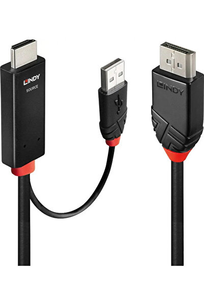 LİNDY Cablu adaptor HDMI la DisplayPort 3m
