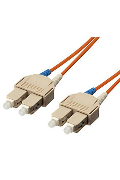 EQUIP Cablu patch SC-SC 10.00m Multimod Duplex OM1 portocaliu, în pungă de pl...
