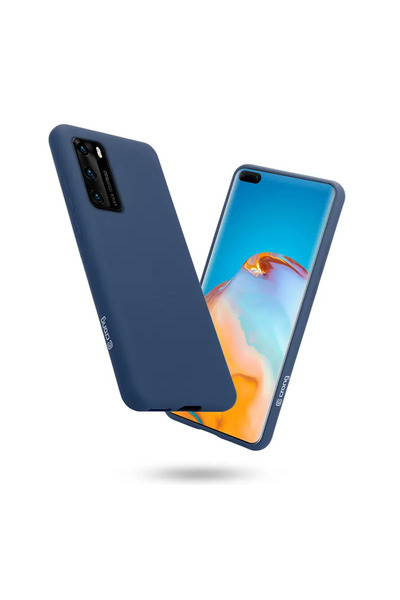 Crong Husă colorată - Etui Huawei P40 (albastru)